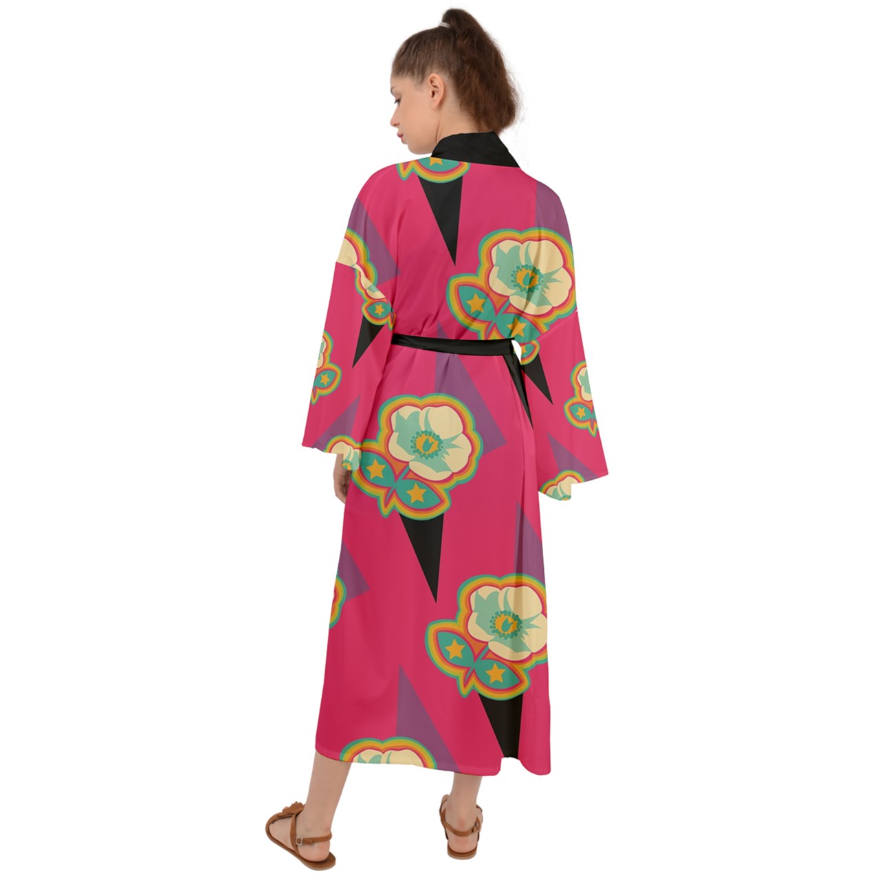 "Sake" Maxi Kimono